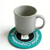 China Manufacturer High-Quality Stylish 3D Silicone Custom Branded Office Coaster