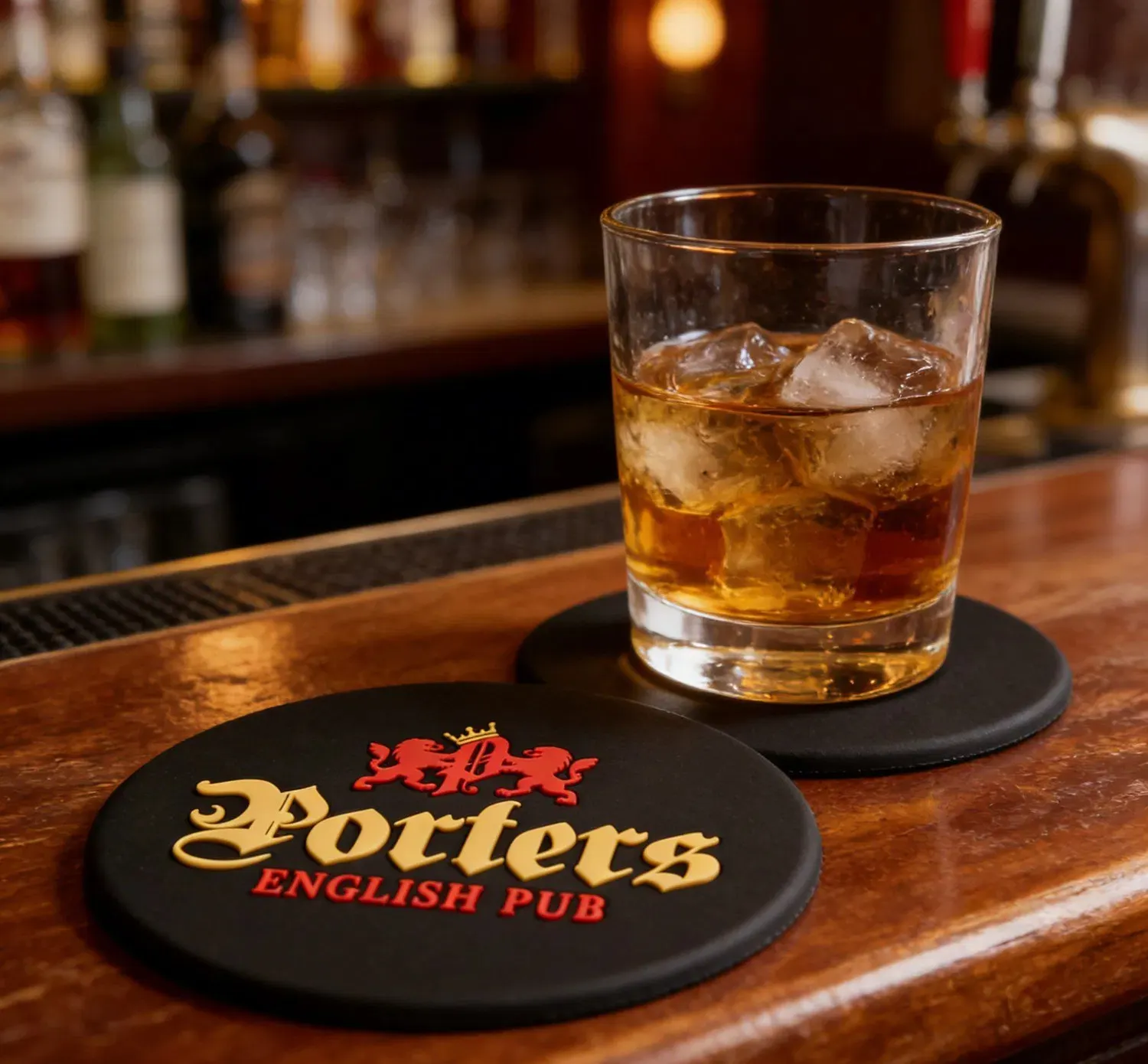 China Manufacturer Bulk Custom Personalized 3D PVC Drink Coaster for Bar