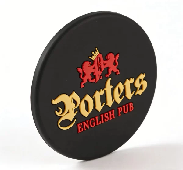 China Manufacturer Bulk Custom Personalized 3D PVC Drink Coaster for Bar