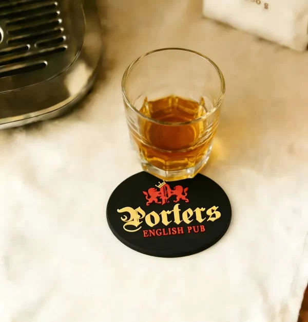 China Manufacturer Bulk Custom Personalized 3D PVC Drink Coaster for Bar