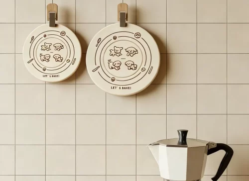 Customizable Factory Direct Soft PVC Silicone Cute Embossed Cartoon Dog Gift Coaster