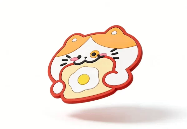 Custom High Quality Cute Soft PVC Silicone Non-Slip Home Decor Souvenir Coaster