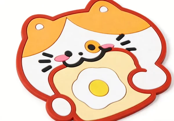 Custom High Quality Cute Soft PVC Silicone Non-Slip Home Decor Souvenir Coaster