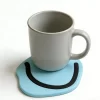 Low Cost Custom Stylish Soft PVC Silicone Irregular Non-Slip Decorative Gift Coaster