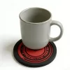 Low Cost Bulk Personalized Non-Slip Vintage Airplane Silicone Coasters for Car