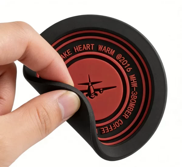 Low Cost Bulk Personalized Non-Slip Vintage Airplane Silicone Coasters for Car