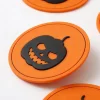 Personalized Custom High-Quality Soft PVC Non-Slip Halloween Pumpkin Festival Gift Coaster