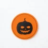 Personalized Custom High-Quality Soft PVC Non-Slip Halloween Pumpkin Festival Gift Coaster