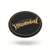 Soft PVC Atmospheric Non-Slip Halloween Drink Coaster Gold Black Factory Premium Service