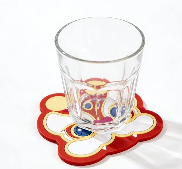 Silicone Eco-Friendly High Quality Festive Lion Dance Coaster Low Cost Custom Gift