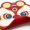 Silicone Eco-Friendly High Quality Festive Lion Dance Coaster Low Cost Custom Gift