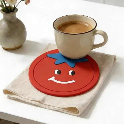 Bulk Custom Eco-Friendly Soft PVC Non-Slip Heat-Resistant Cute Kids Drink Coaster Gift Bulk Custom Eco-Friendly Soft PVC Non-Slip Heat-Resistant Cute Kids Drink Coaster Gift