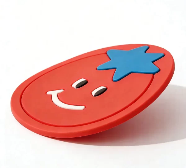 Bulk Custom Eco-Friendly Soft PVC Non-Slip Heat-Resistant Cute Kids Drink Coaster Gift