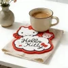 Soft PVC Silicone Hello Kitty Coaster Non-Slip Cheap Bulk Custom Promo Decor