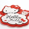 Soft PVC Silicone Hello Kitty Coaster Non-Slip Cheap Bulk Custom Promo Decor