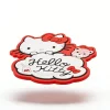 Soft PVC Silicone Hello Kitty Coaster Non-Slip Cheap Bulk Custom Promo Decor