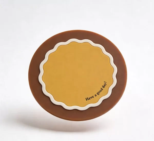 Bulk Custom High-Quality Personalized Minimalist Soft Silicone Heat-Resistant Drink Coasters