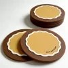 Bulk Custom High-Quality Personalized Minimalist Soft Silicone Heat-Resistant Drink Coasters