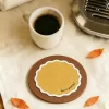 Bulk Custom High-Quality Personalized Minimalist Soft Silicone Heat-Resistant Drink Coasters
