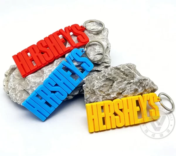 Custom Hershey's 3D PVC Keychain for Bag & Key Decor for Promotional Merchandise