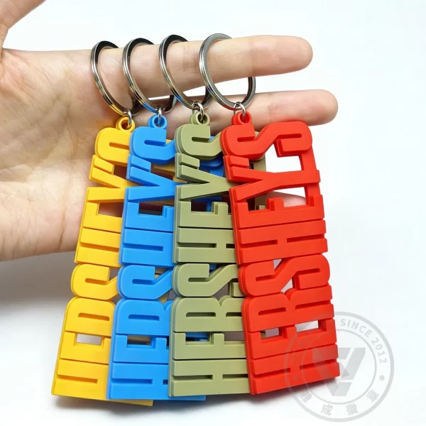 Custom Hershey's 3D PVC Keychain for Bag & Key Decor for Promotional Merchandise