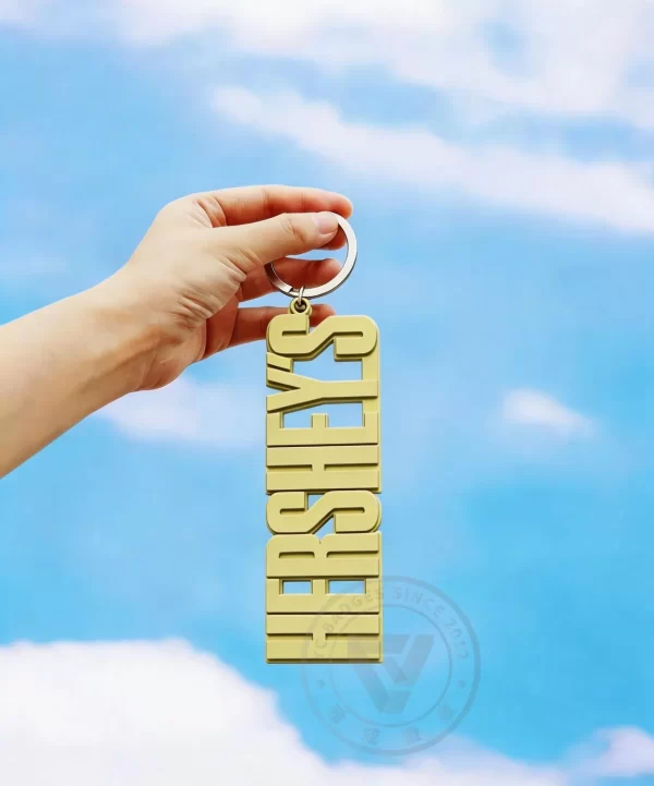 Custom Hershey's 3D PVC Keychain for Bag & Key Decor for Promotional Merchandise
