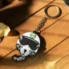 Custom Eco-Friendly PVC Skull Biker Keychain for Keys & Accessorie