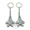 Eco-Friendly Fighter Jet Keychain Custom PVC Accessory for Aviation Souvenirs