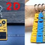2D vs 3D PVC keychain design comparison for custom manufacturing