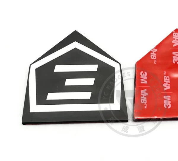 Custom 3D PVC Batting Helmet Stickers for Baseball Team Logos