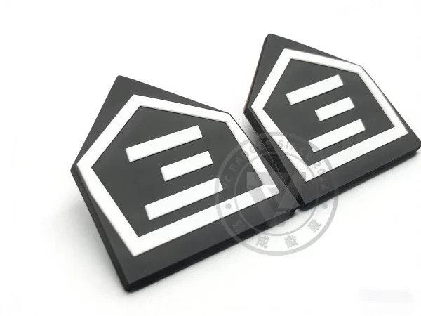 Custom 3D PVC Batting Helmet Stickers for Baseball Team Logos