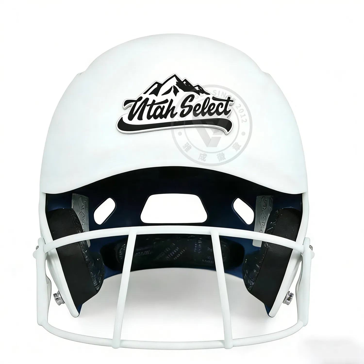 Custom 3D PVC Helmet Sticker Team Logo Durable Eco for Baseball Helmets