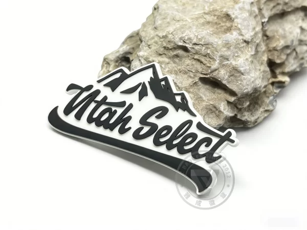 Custom 3D PVC Helmet Sticker Team Logo Durable Eco for Baseball Helmets