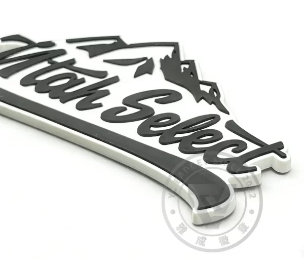 Custom 3D PVC Helmet Sticker Team Logo Durable Eco for Baseball Helmets