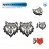 Custom Animal Logo Rubber Sticker High-Quality PVC Label Design for Corporate Promotions