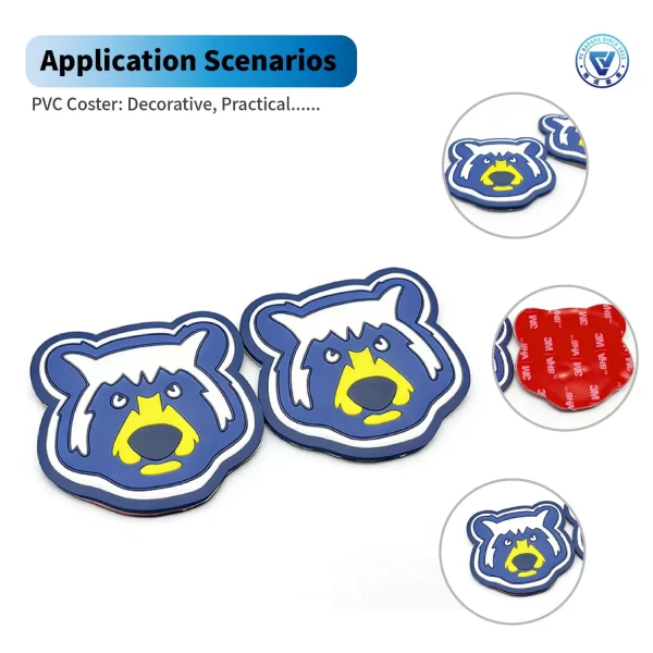 Custom PVC Helmet Sticker Durable Label with Team Logo for Clothing Accessories Custom PVC Helmet Sticker Durable Label with Team Logo for Clothing Accessories