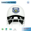 Custom PVC Helmet Sticker Durable Label with Team Logo for Clothing Accessories Custom PVC Helmet Sticker Durable Label with Team Logo for Clothing Accessories