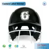 Factory Custom PVC Sticker Helmet Waterproof Strong Letter Logo for Team Symbol