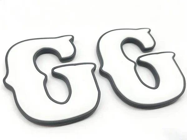 Factory Custom PVC Sticker Helmet Waterproof Strong Letter Logo for Team Symbol