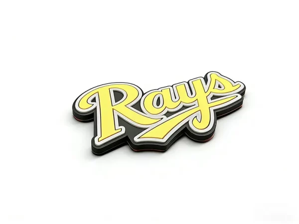 HDSL021-10003 Custom PVC Helmet Sticker Waterproof Durable Rubber Label Letter Logo for Team