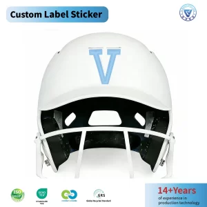 Custom 3D PVC Decals with 3m Adhesive Sticker Letter Logo for Helmets