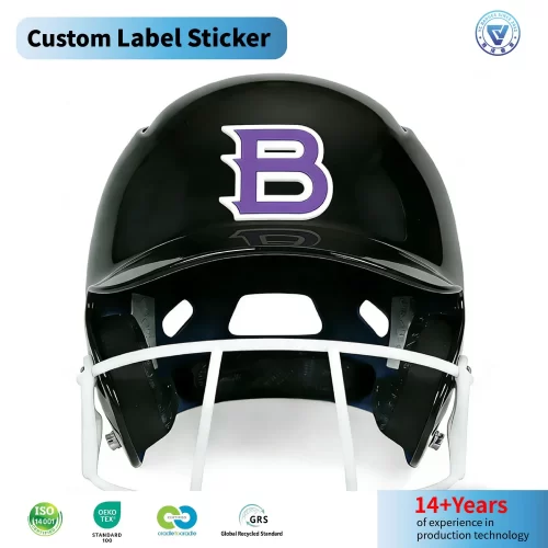 Custom 3D PVC Rubber Decals with Own Logo for Baseball Football Helmet Custom 3D PVC Rubber Decals with Own Logo for Baseball Football Helmet