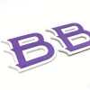 Custom 3D PVC Rubber Decals with Own Logo for Baseball Football Helmet