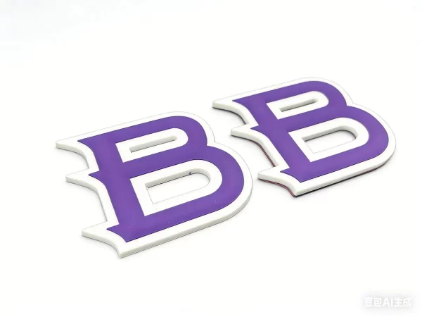 Custom 3D PVC Rubber Decals with Own Logo for Baseball Football Helmet