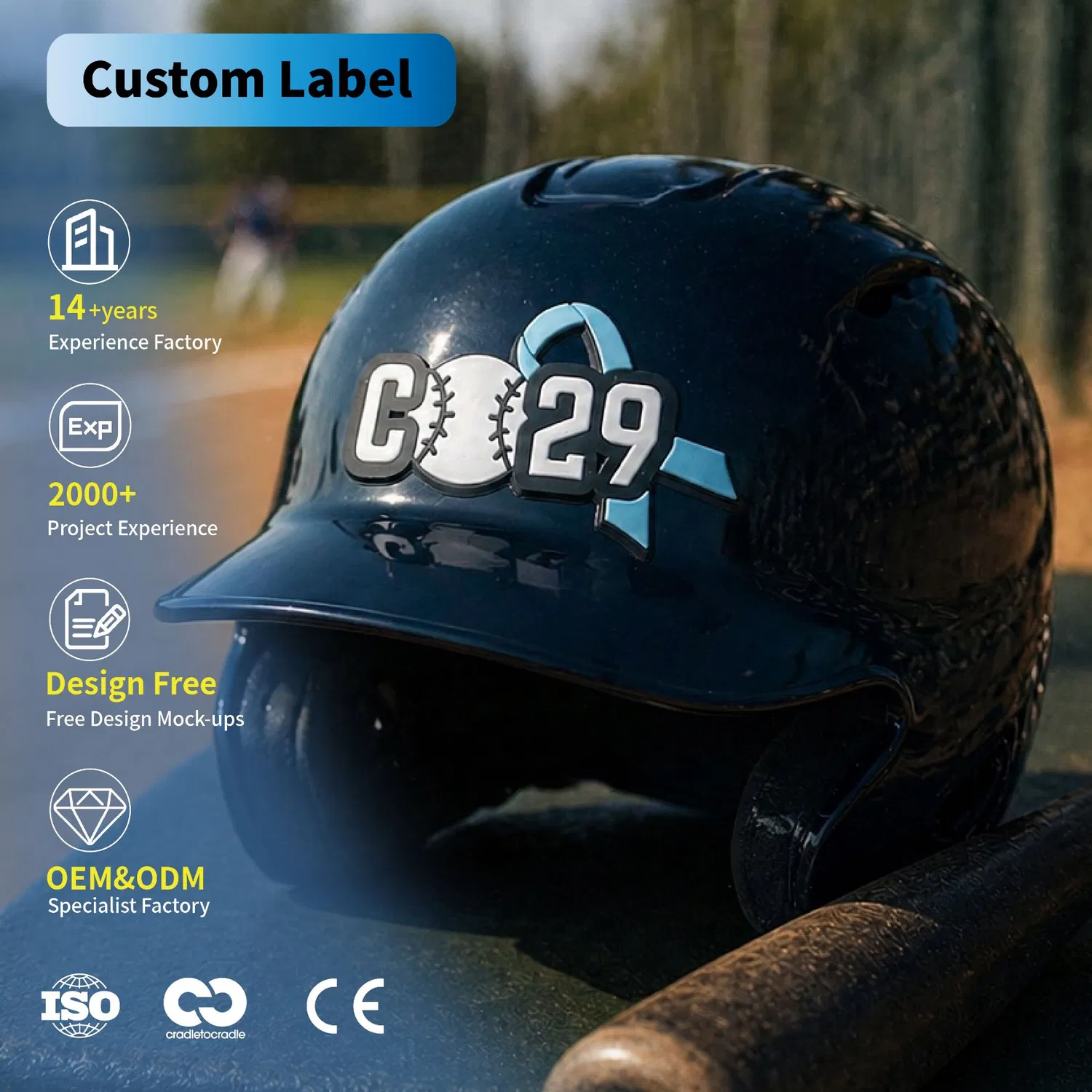 Helmets Decals Sticker Label