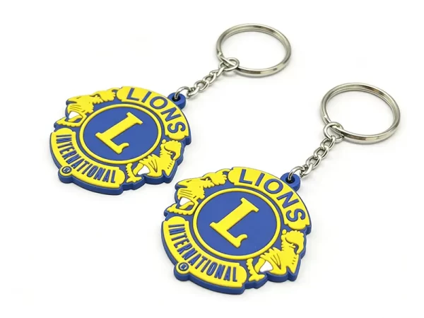 Custom Soft PVC Qr Code Keychains Promotional Giveaways with Personalized Logo