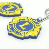Custom Soft PVC Qr Code Keychains Promotional Giveaways with Personalized Logo