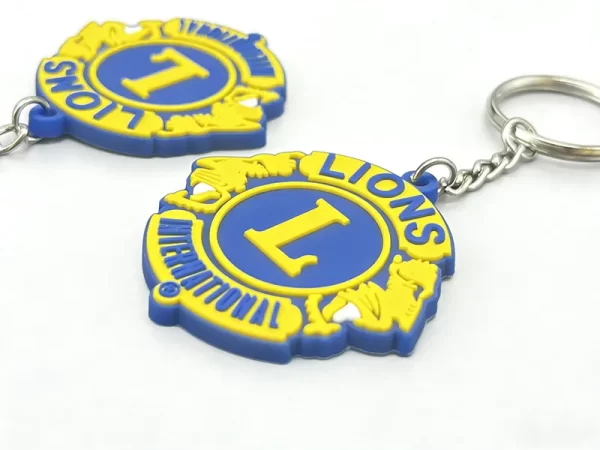 Custom Soft PVC Qr Code Keychains Promotional Giveaways with Personalized Logo