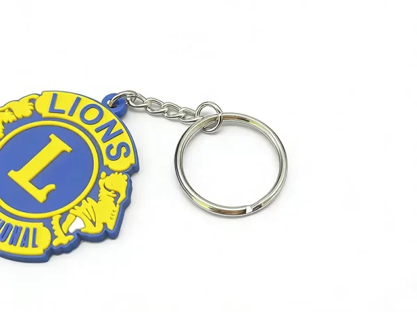 Custom Soft PVC Qr Code Keychains Promotional Giveaways with Personalized Logo
