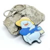 Factory Supply 3D Double-Sided PVC Keychains Custom Key Ring Durable Advertising Gifts